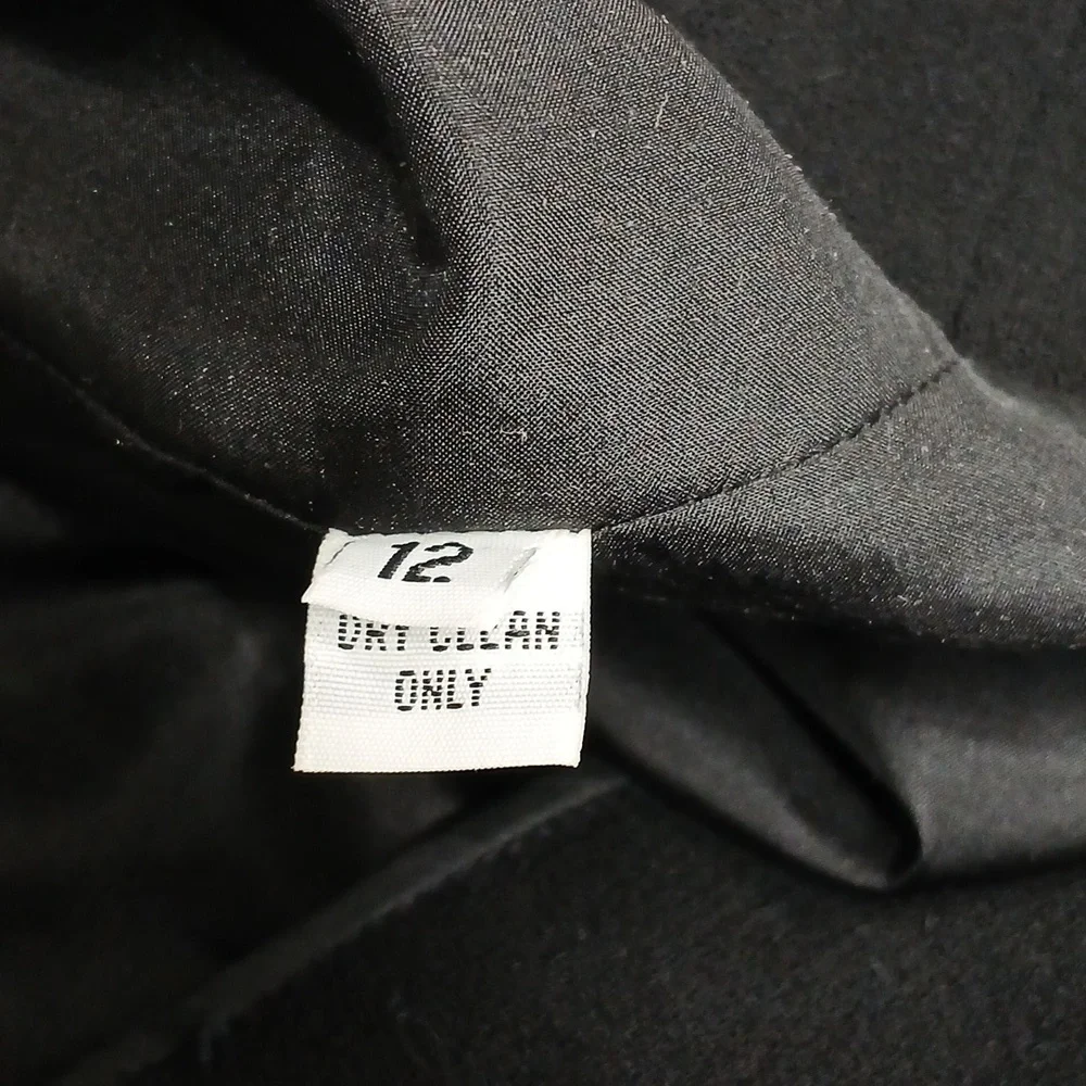 Vintage RICHILENE NEW YORK Little Black Dress Size 12